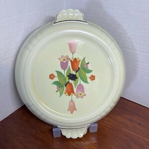 LID ONLY! Vintage Hall's Superior Quality Kitchenware lid Crocus Tulip pattern